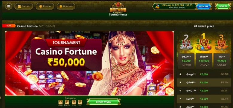 Bollywood online casino 1