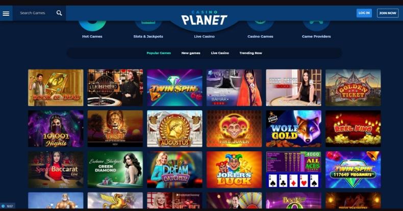 Casino planet online casino 1