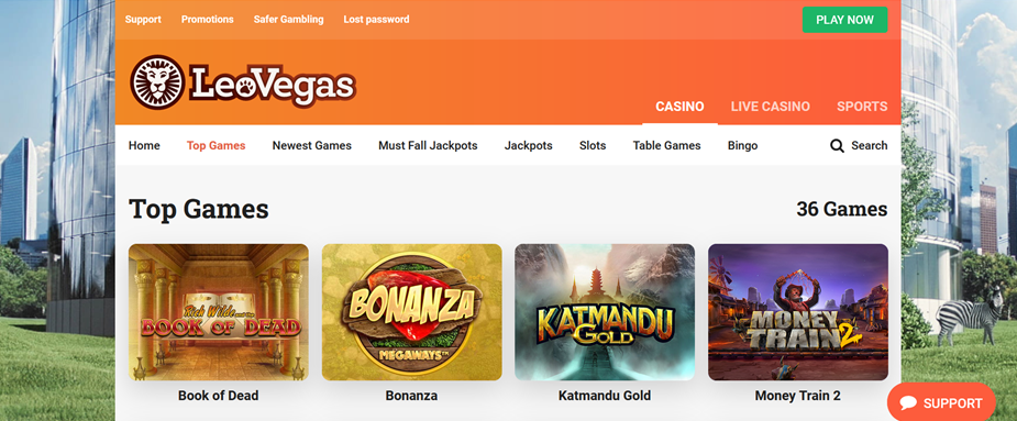 LeoVegas Online Casino 1