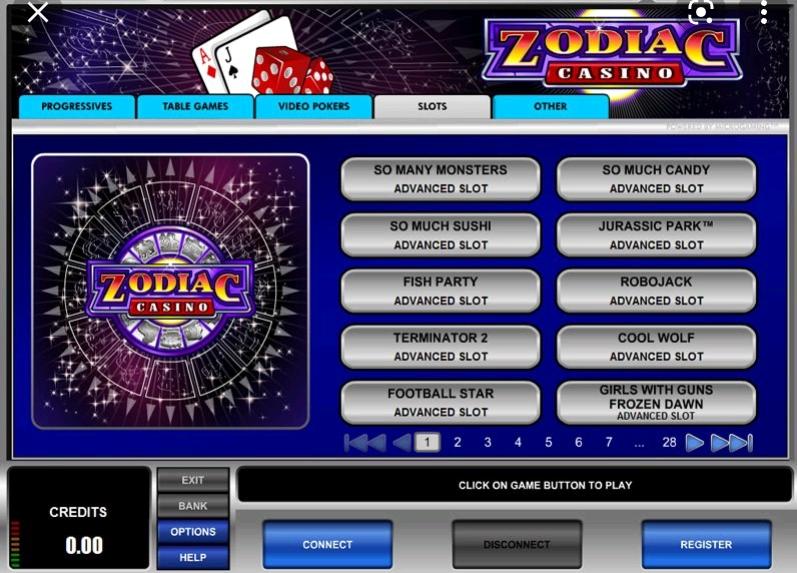 Zodiac online casino 2